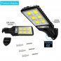 LED Solar Light Motion Sensor 3 Modes Flood Lamp Outdoor Street Wall Yard Garden