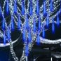 192 LED 8 Tubes Lights Meteor Shower Rain Tree String Light Garden Party Outdoor