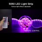 100 Ft LED Strip Lights for Bedroom Music Sync Color Changing RGB LED Strip Rope