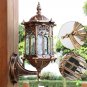 Antique Bronze Outdoor Wall Light Sconce Dusk to Dawn Exterior Light Fixtures /