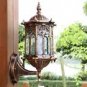 Antique Bronze Outdoor Wall Light Sconce Dusk to Dawn Exterior Light Fixtures /