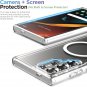 For Samsung Galaxy S24 S23 S22 Plus Ultra Clear Mag Safe Shockproof Case Cover
