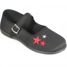 "Sassie" - Women's Canvas Mary Jane Style Shoes with Star Design
