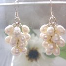 "Baby Grand" Freshwater pearls earrings,sterling silver