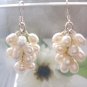 "Baby Grand" Freshwater pearls earrings,sterling silver