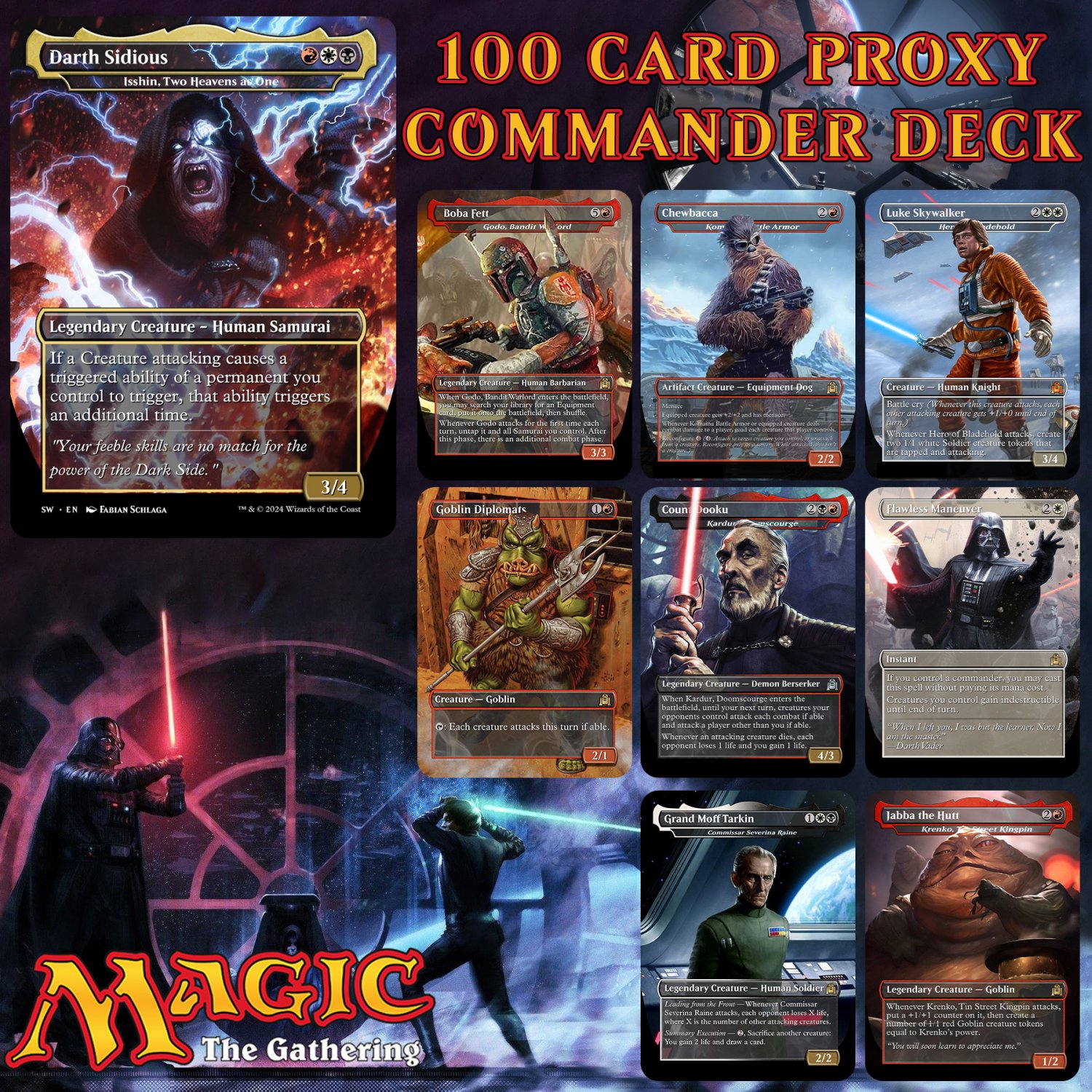mtg star wars commander deck MTG: Ikoria main image 0