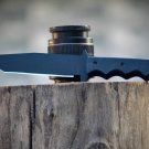 SCK-07 CUSTOM HAND MADE 440C STEEL TANTO HUNTING MILITARY KNIFE MICARTA SHEATH HANDLE