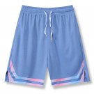Men Breathable Mesh Basketball Running Shorts Sky blue Shorts