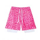 Basketball Shorts Men Women Running Sports Loose Pink Shorts