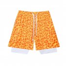 Basketball Shorts Men Women Running Sports Loose Yellow Shorts