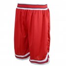 Men Sport Summer Beach Jogging Red Basketball Shorts