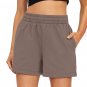 Women's Shorts Casual Summer Running Brown Shorts