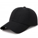 Summer Women Men Mesh Baseball Cap Black Sun Hat