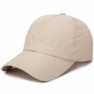 Summer Women Men Mesh Baseball Cap Brown Sun Hat