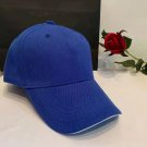 Unisex Cap Casual Acrylic Baseball Cap Adjustable Hip Hop Blue Cap