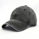 Unisex Dad Hat Cap Solid Sport Outdoor Black Cap