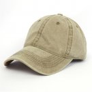 Unisex Dad Hat Cap Solid Sport Outdoor Light Brown Cap