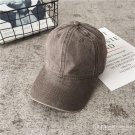 Women Men Cotton Solid Baseball Cap Fashion Hat Outdoor Casual Coffee Hat