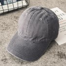 Women Men Cotton Solid Baseball Cap Fashion Hat Outdoor Casual Light gray Hat