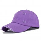 Baseball Cap Men Women Unisex Cotton Cap Fashion Hip Hop Summer Purple Hat