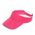 Visor hat Casual Unisex Hat Running Cap Baseball Cap Rose red