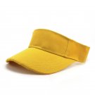 Visor hat Casual Unisex Hat Running Cap Baseball Cap Yellow