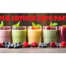 5 Fresh Written PLR Keto Food Articles