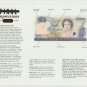 New Zealand 1991 Final Impressions $1 $2 Banknote Set - UNC (02059)