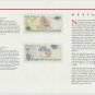 New Zealand 1991 Final Impressions $1 $2 Banknote Set - UNC (04272)