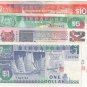 Singapore 1987 $1 - $10 Set (4 Pieces) - VF