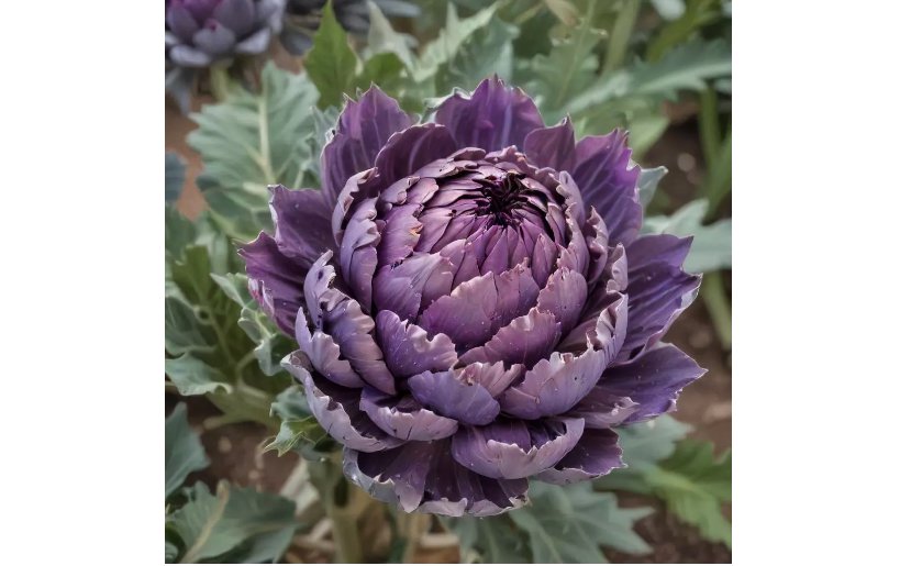Artichoke 3g Seeds - Purple Romagna: Non-GMO