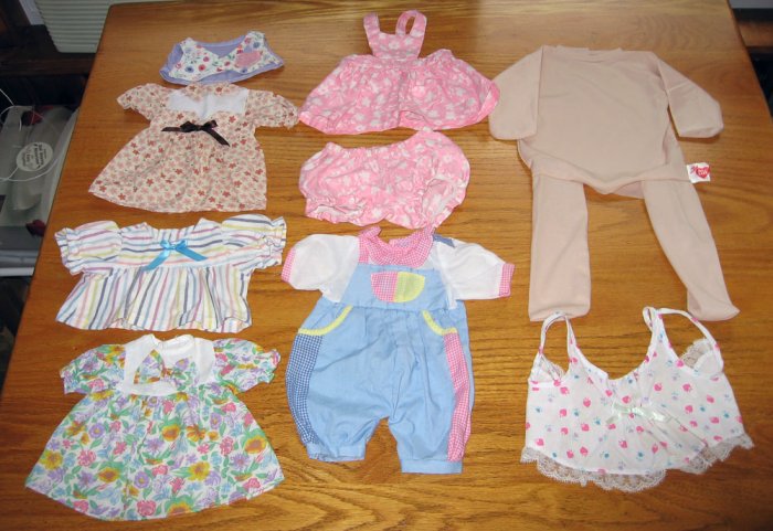 The Original Doll Baby Body Form & Lot of Doll Clothes