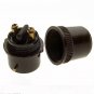 B22 Bayonet Light Adaptor Plug BC Bulb Holder Connector Lamp Socket Extension