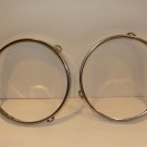 1951 JEEP HEADLIGHT RETAINING RINGS OEM WILLYS DODGE CHRYSLER PLYMOUTH 7" PAIR 1951 JEEP HEADLIGHT RETAINING RINGS OEM WILLYS DODGE CHRYSLER PLYMOUTH 7" PAIR