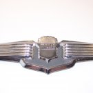 VINTAGE MILLER COACHWORKS EMBLEM 9 1/2" X 3 1/4" SHIELD & WINGS VINTAGE MILLER COACHWORKS EMBLEM 9 1/2" X 3 1/4" SHIELD & WINGS