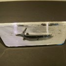 1968 Plymouth Barracuda Rear Seat Back Trim Emblem OEM 2839108 Fastback 1968 Plymouth Barracuda Rear Seat Back Trim Emblem OEM 2839108 Fastback