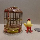 Vintage Miniature Birdcage & Bird Dollhouse Decor Medford Oregon
