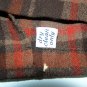 PENDLETON WOOL BUTTON FRONT SHIRT MENS MEDIUM BROWN PLAID PORTLAND, OREGON