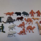 Plastic Toys MUSCLE Men, Jungle Zoo Safari Animals GI Joe Lot of 18 Hong Kong Plastic Toys MUSCLE Men, Jungle Zoo Safari Animals GI Joe Lot of 18 Hong Kong