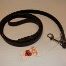 BARK LOVER DOG LEASH BRAND NEW SIMULATED BROWN LEATHER BARK LOVER DOG LEASH BRAND NEW SIMULATED BROWN LEATHER