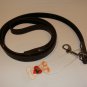 BARK LOVER DOG LEASH BRAND NEW SIMULATED BROWN LEATHER