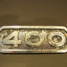 1961 - 67 DODGE TRUCK 400 EMBLEM POWER WAGON 62 63 64 65 66 #1780023 OEM 1961 - 67 DODGE TRUCK 400 EMBLEM POWER WAGON 62 63 64 65 66 #1780023 OEM