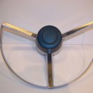 1967 68 DODGE PLYMOUTH 3 SPOKE HORN RING & BLUE CAP OEM #2925442 CORONET DART