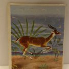 Playskool Golden Press Gazelle Vintage Puzzle 8" x 9 7/8"