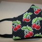 BLACK CHERRIES FACE MASK WOMEN'S CHILDREN'S ROCKABILLY