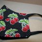 BLACK CHERRIES FACE MASK WOMEN'S CHILDREN'S ROCKABILLY
