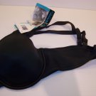 VANITY FAIR 36D BRA BODY CARESS FULL COVERAGE CONTOUR BLACK NEW W/ TAGS
