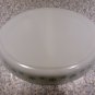 Pyrex Snowflake 1 1/2qt Oval Divided Serving Dish Turquoise on White