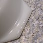 Pyrex Snowflake 1 1/2qt Oval Divided Serving Dish Turquoise on White