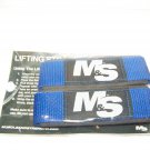 MUSCLE & STRENGTH PADDED WEIGHT LIFTING STRAPS BLUE NEW MUSCLEANDSTRENGTH.COM MUSCLE & STRENGTH PADDED WEIGHT LIFTING STRAPS BLUE NEW MUSCLEANDSTRENGTH.COM